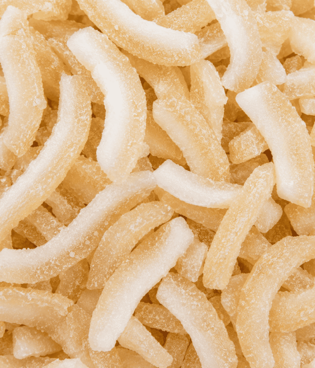 Noix de coco en cubes