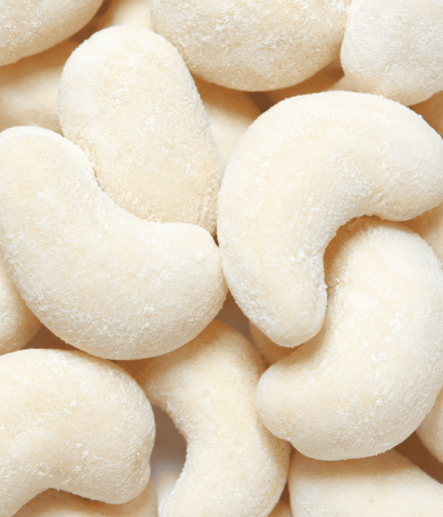 Amandes grillées au fromage blanc