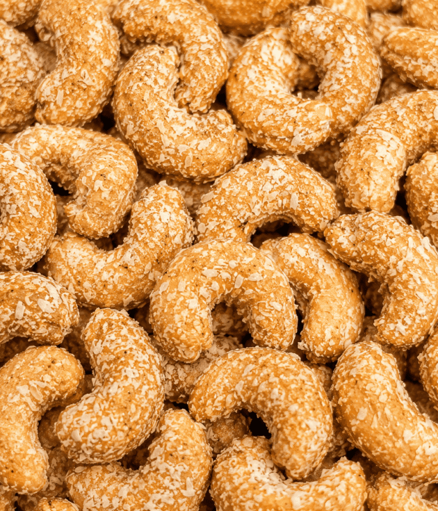 Noix de cajou caramélisées à la noix de coco