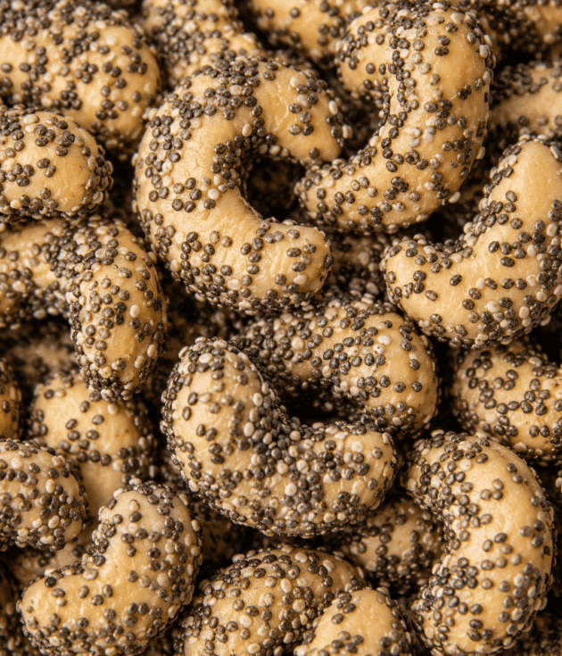 Noix de cajou caramélisées aux graines de chia