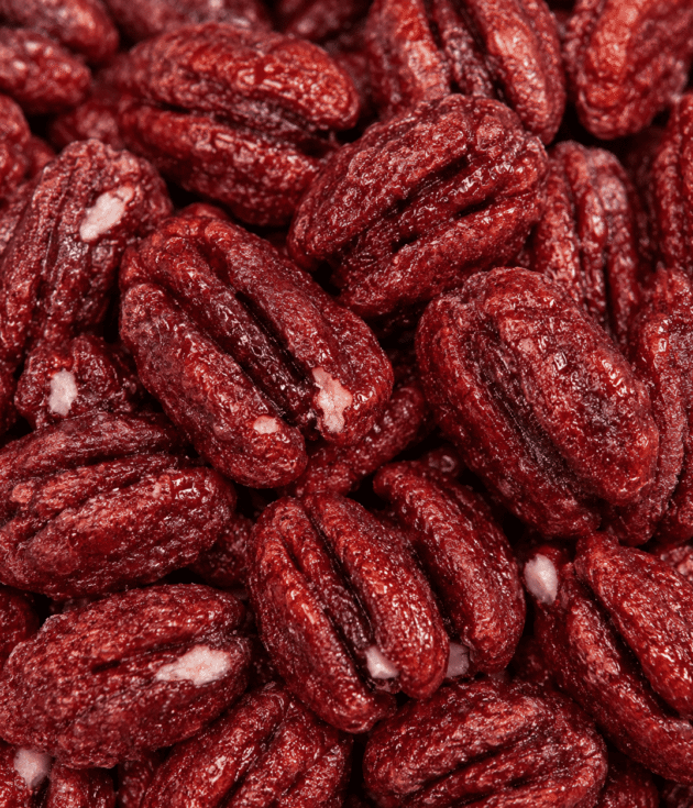 Noix de pécan aux fraises